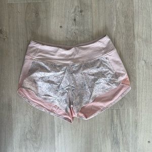 Pink Dotted Outdoor Voices Hudson Shorts